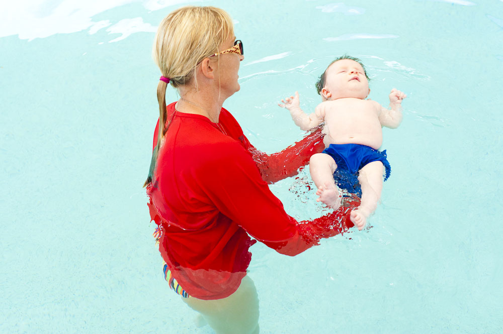 Baby swimming lessons