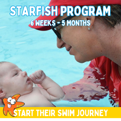 Hampton Swim School Starfish Program -  6 weeks to 5 months