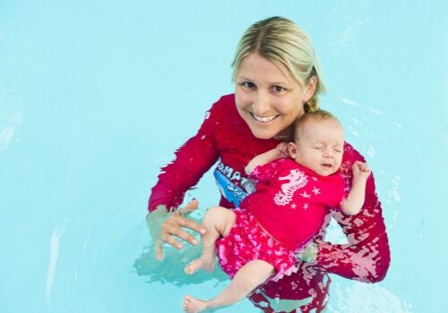 Newborn Baby Swimming Lessons Brisbane Southside: Birth - 3 month